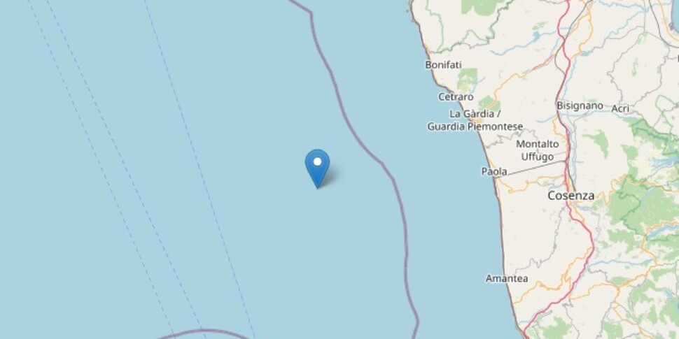 Terremoto Scossa Di Magnitudo Al Largo Della Costa Di Paola