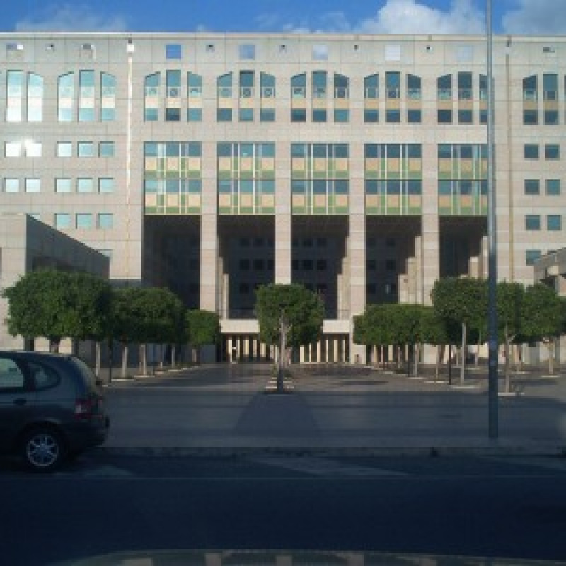 Il Cedir, sede degli uffici giudiziari