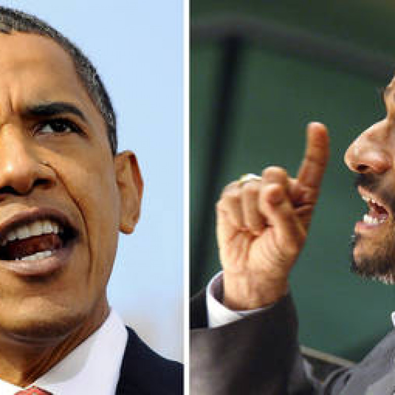 Obama e Ahmadinejad