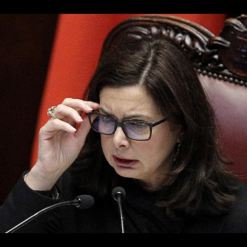 Foto Boldrini sgozzata pubblicata su Facebook