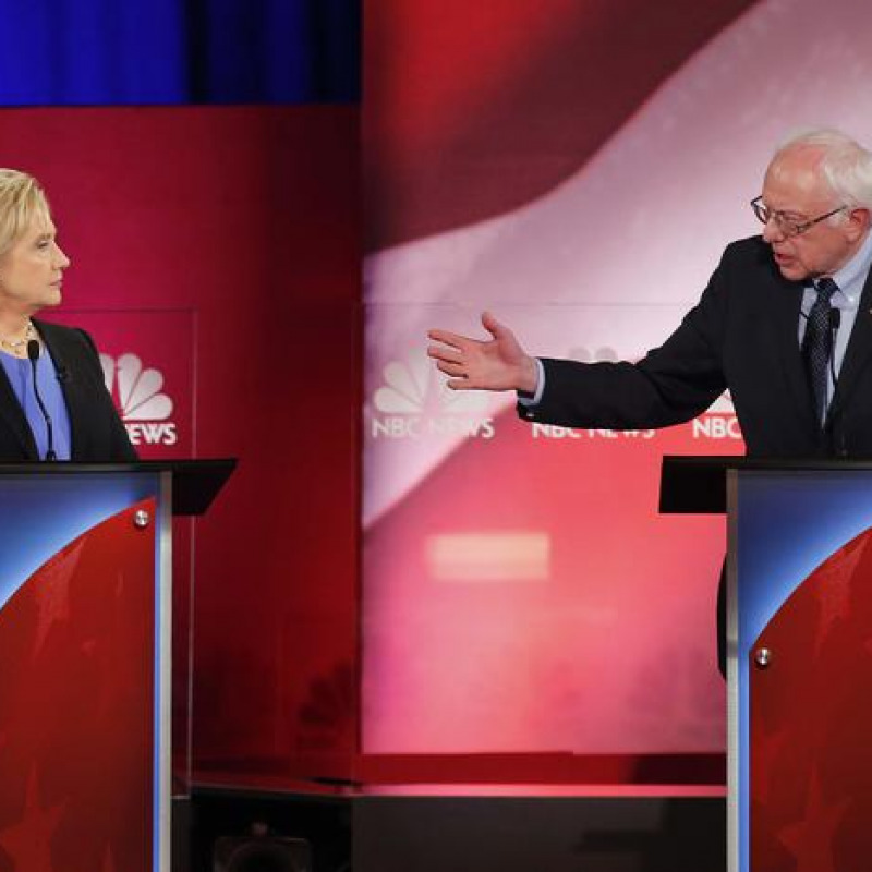 Hillary-Sanders, scintille nell'ultimo duello tv