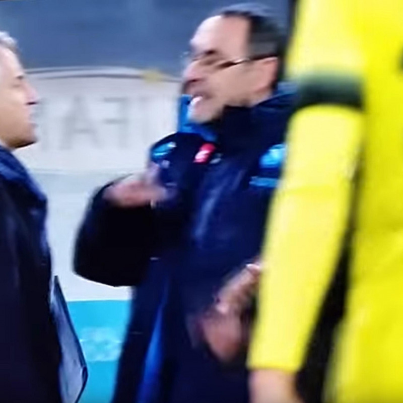Mancini "Sarri mi ha dato del finocchio, è un razzista!"