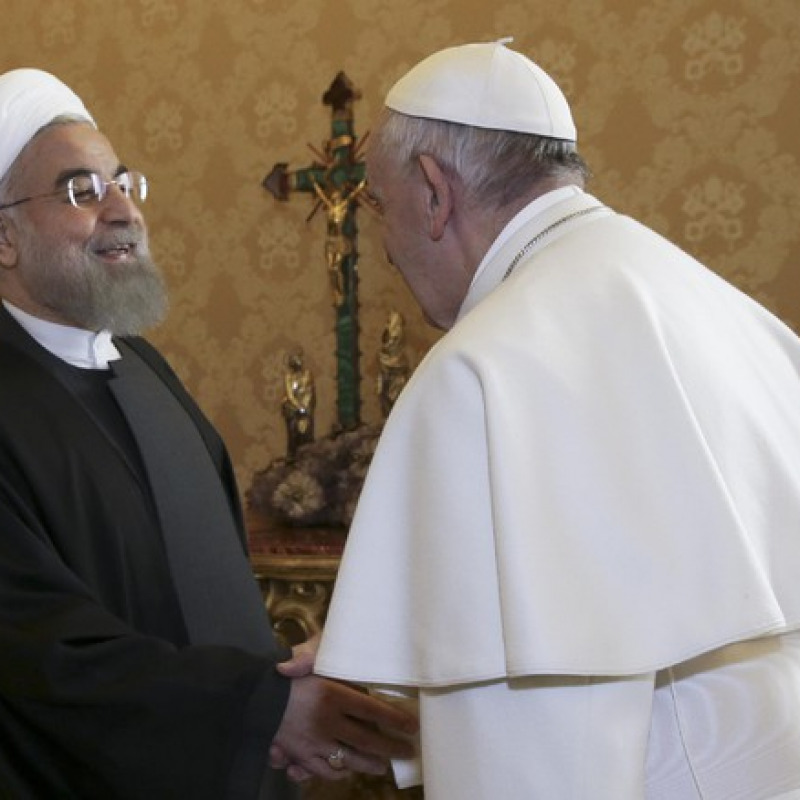 Il Papa incontra Rohani