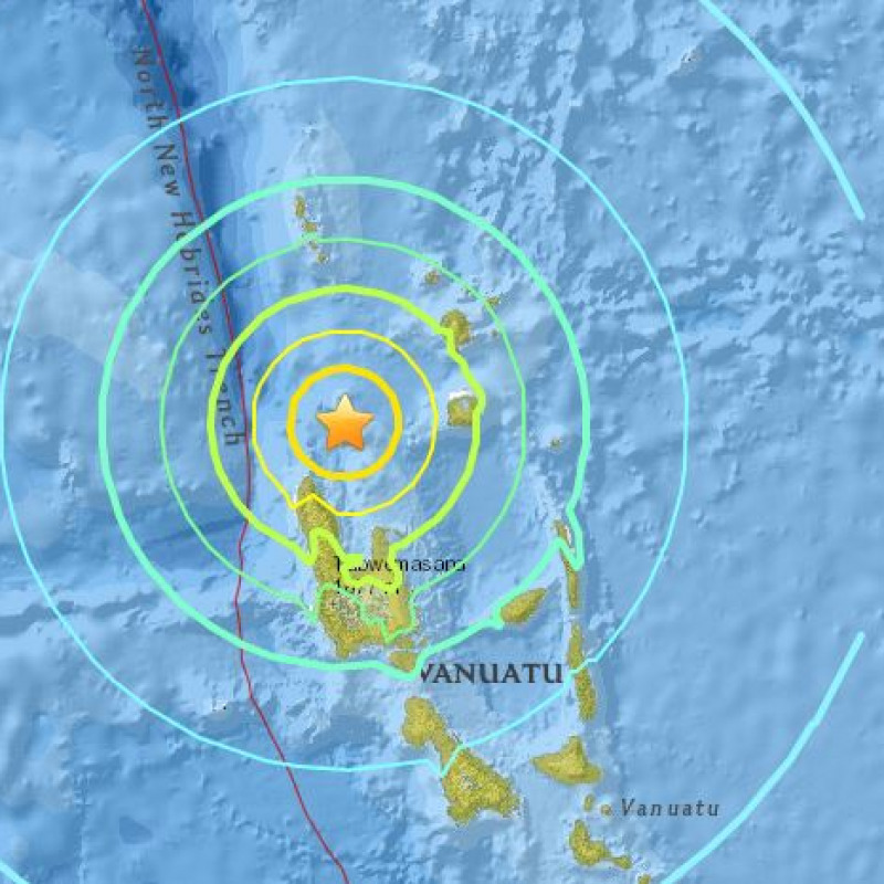Terremoto da 7,2 nelle isole Vanuatu