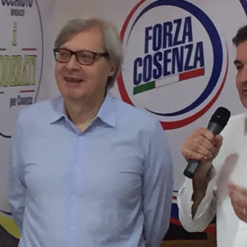 Vittorio Sgarbi: "Farò l'assessore se vince Occhiuto"
