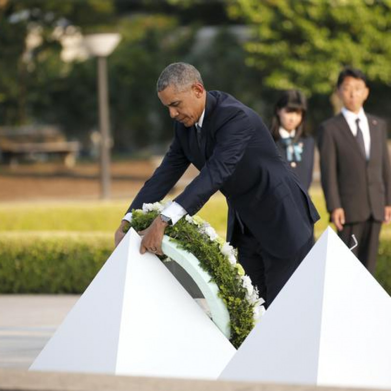 Obama a Hiroshima: mai più l'atomica