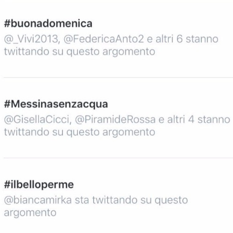 #Messinasenzacqua tra i trand topic di Twitter