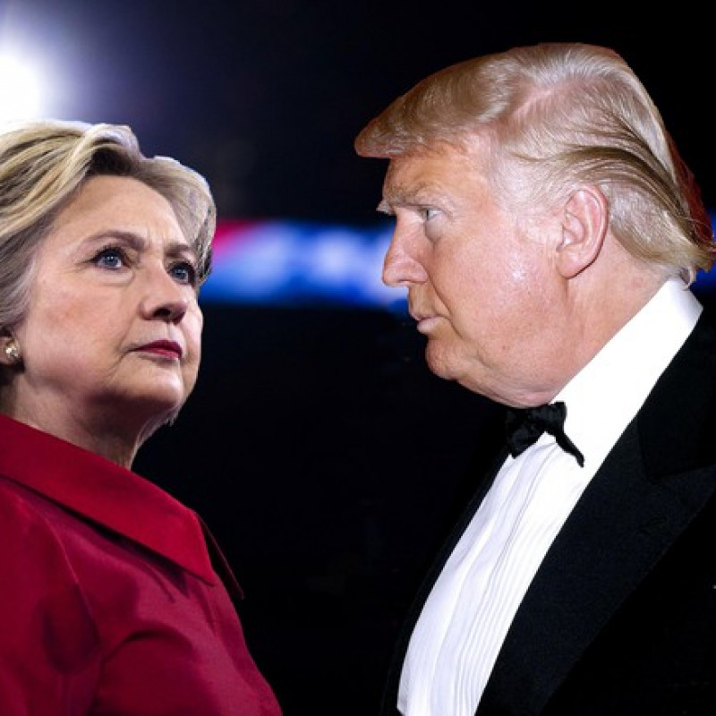 Clinton-Trump è testa a testa