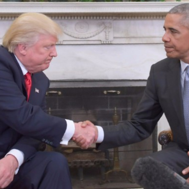 Obama riceve Trump «Eccellente incontro»