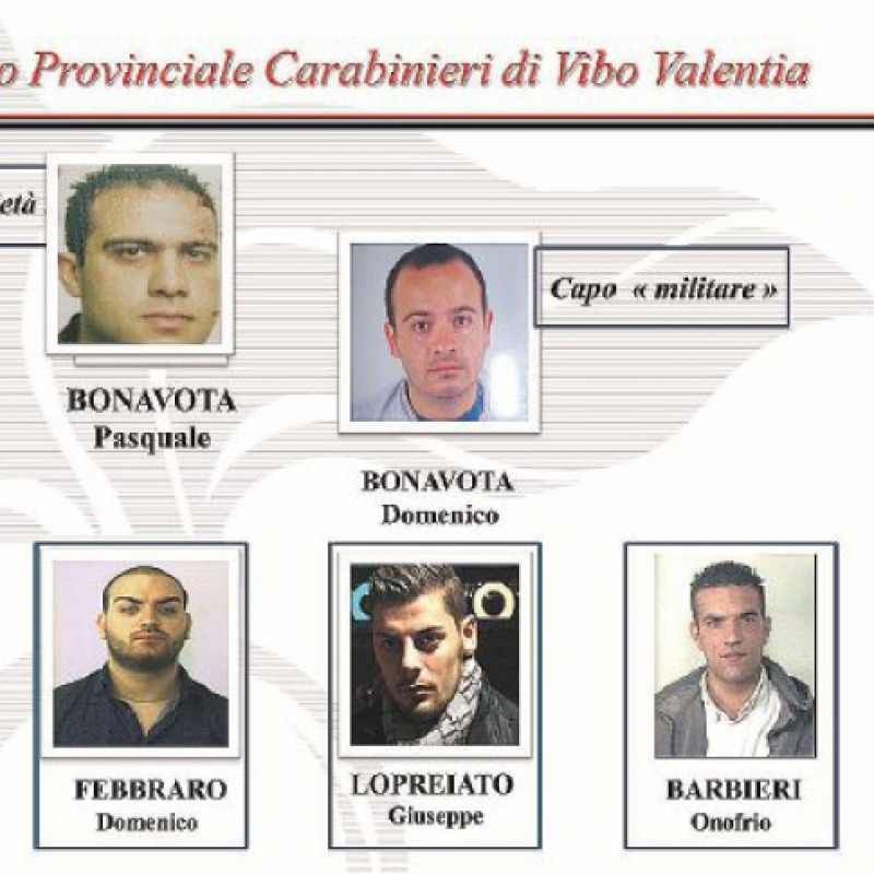 Clan Bonavota, quattro indagati restano in cella