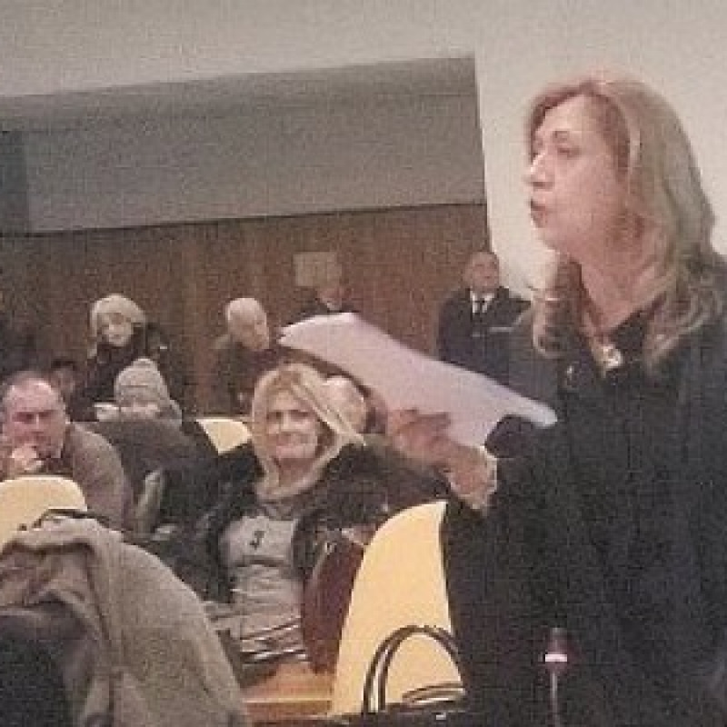 La pm Manzini durante un processo