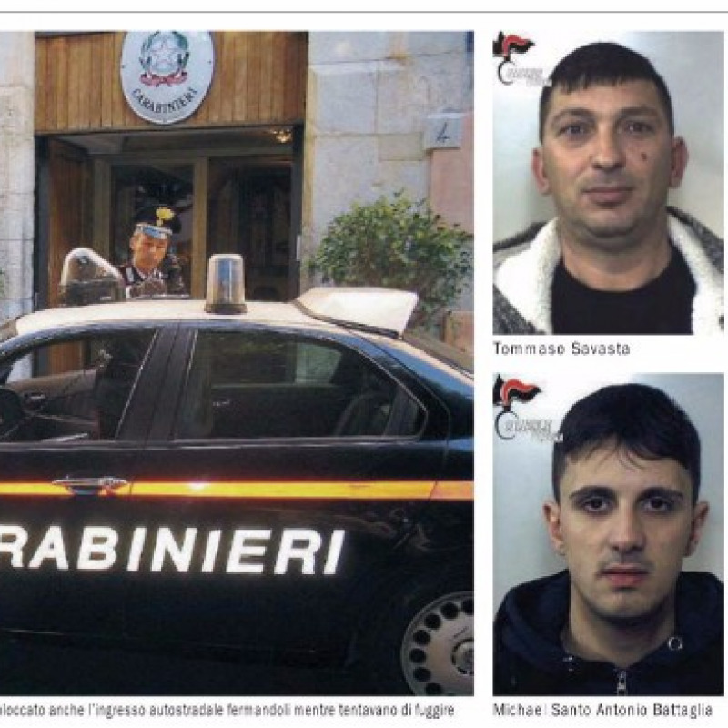 Tentano di entrare in un’abitazione Inseguiti e arrestati dai carabinieri