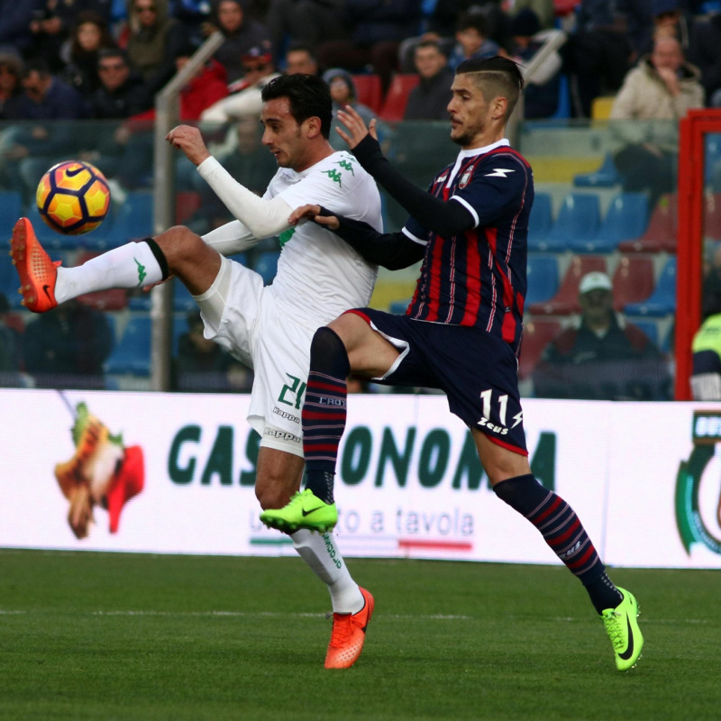 Crotone, solo un punto con il Sassuolo