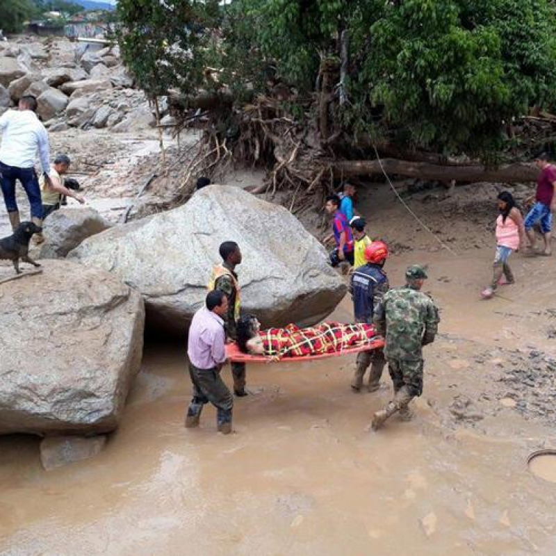 Valanga di fango in Colombia, quasi 200 morti