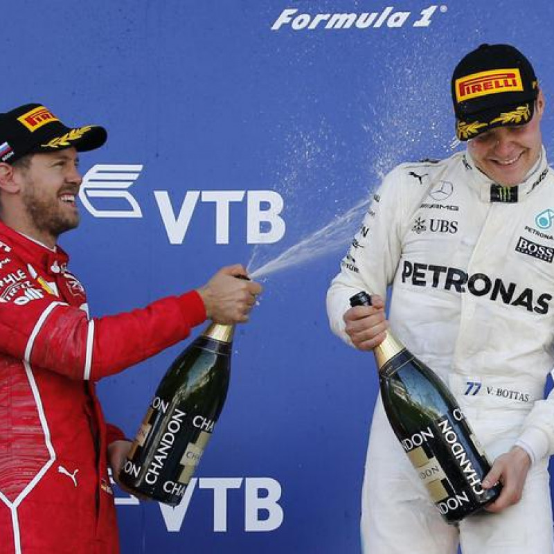Gp di Russia, vince Bottas, Vettel sul podio
