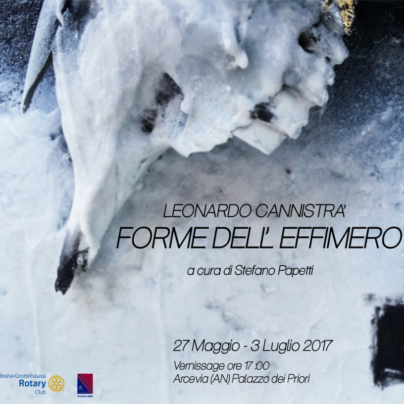 Leonardo Cannistrà scopre le "Forme dell'effimero"