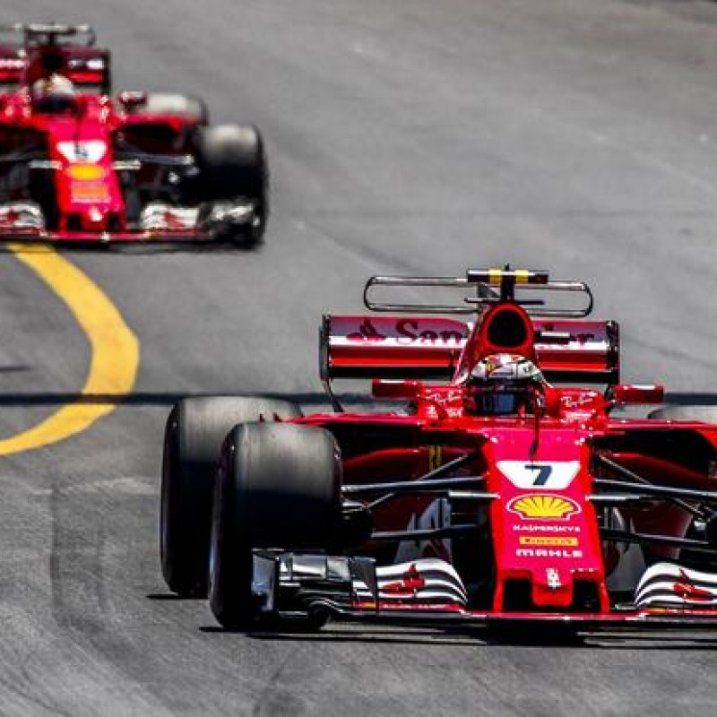 Trionfo Ferrari a Monaco, vin:e Vettel, Raikkonen 2°