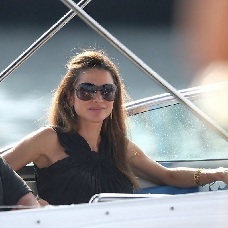 Rania di Giordania in yacht a Vibo Valentia poi in aeroporto