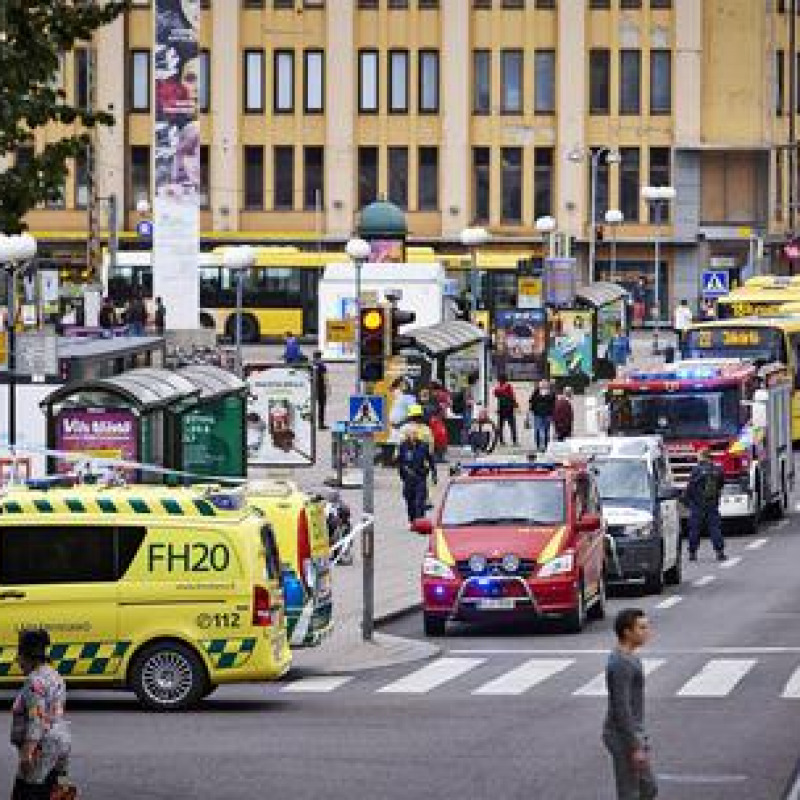 Italiano tra i feriti di Turku