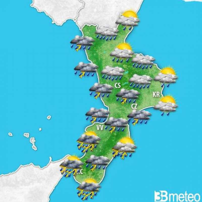 Maltempo, rischio allagamenti n Calabria