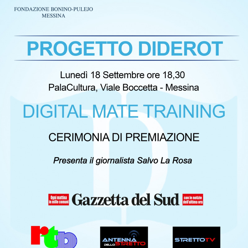 Digital Mate Training, lunedi 18 la premiazione dei vincitori