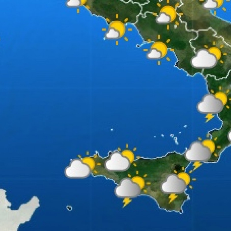 In arrivo temporali su Calabria e Sicilia