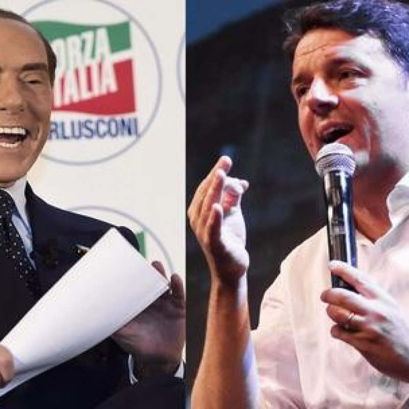 Renzi: "Pari dignità tra alleati"Berlusconi: "Di Maio ha fallito"