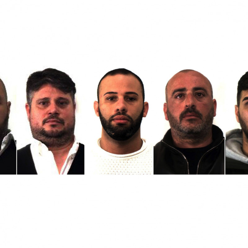 Mafia, le foto dei 5 fermati