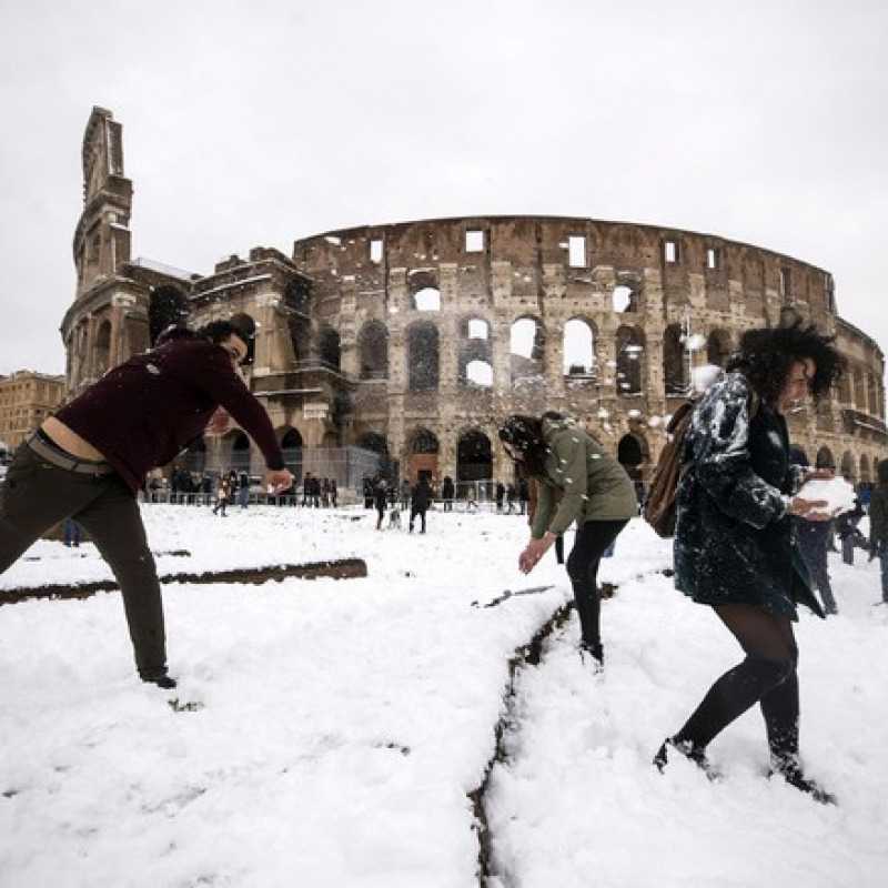 Gelo al Nord, neve a Roma Giovedì nuova perturbazione