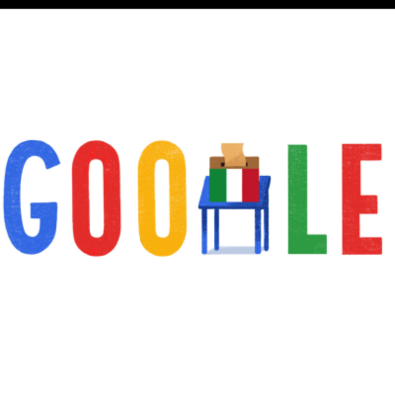 Anche Google celebra con un Doodle le #Elezioni2018