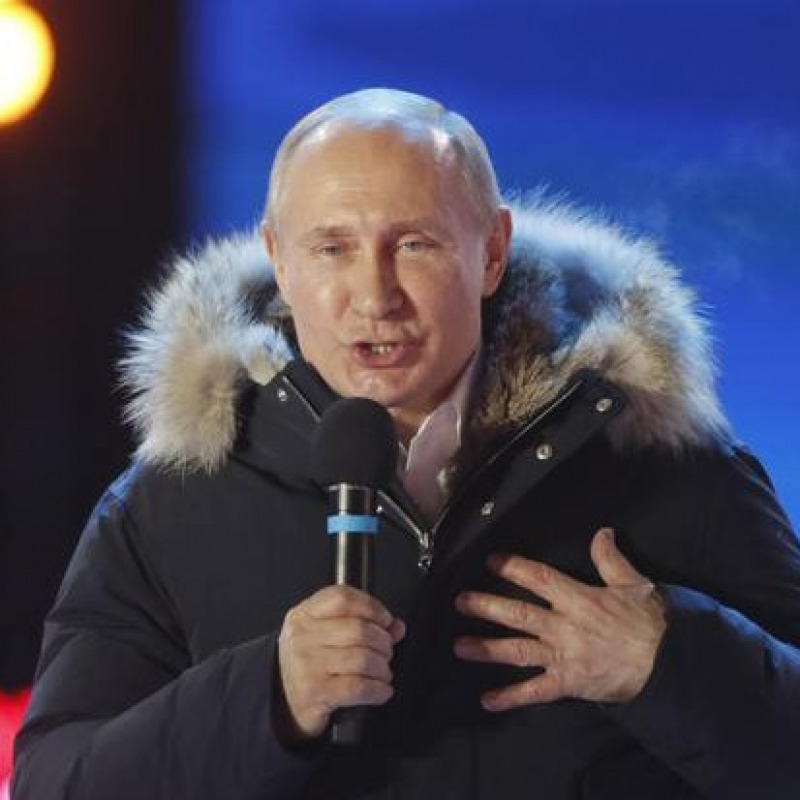 Putin trionfa con oltre il 75% delle preferenze