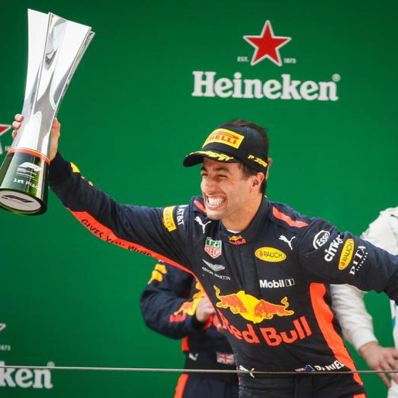 F1: vince Ricciardo, terzo posto Raikkonen