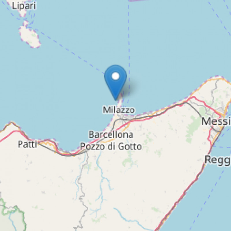 Terremoto di magnitudo 3.4 a Milazzo