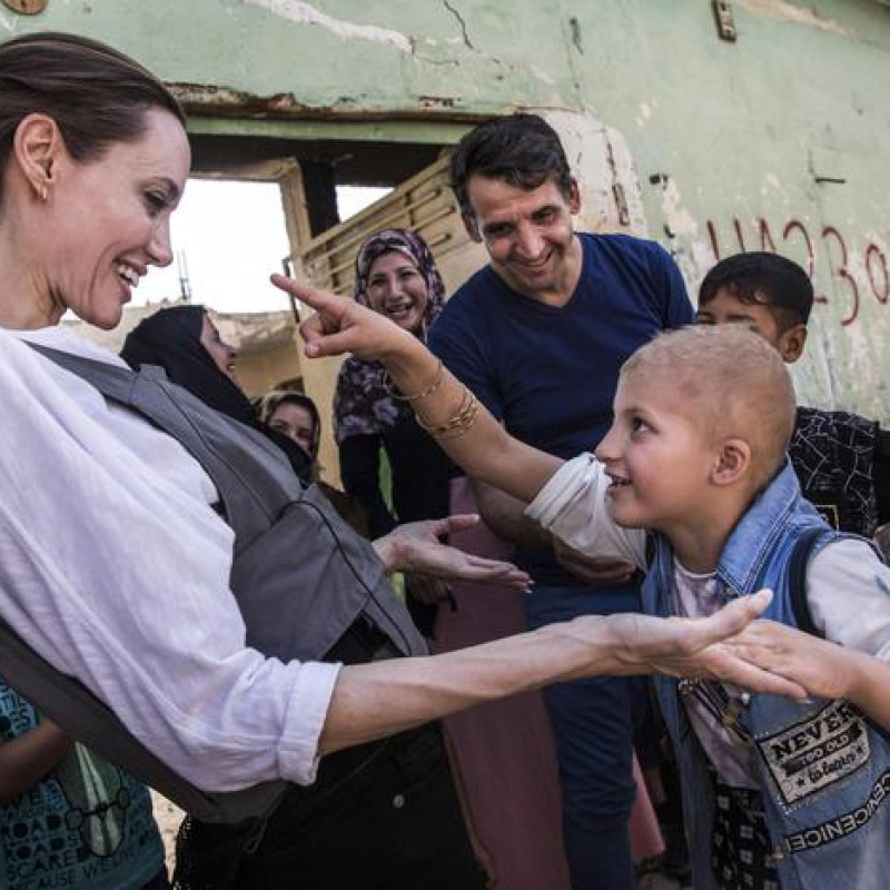 Angelina Jolie tra gli sfollati in Iraq