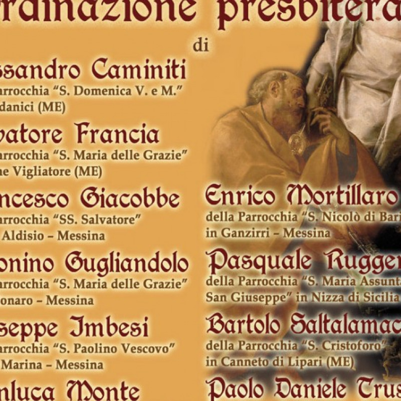 Oggi al Duomo l'ordinazione di 10 sacerdoti