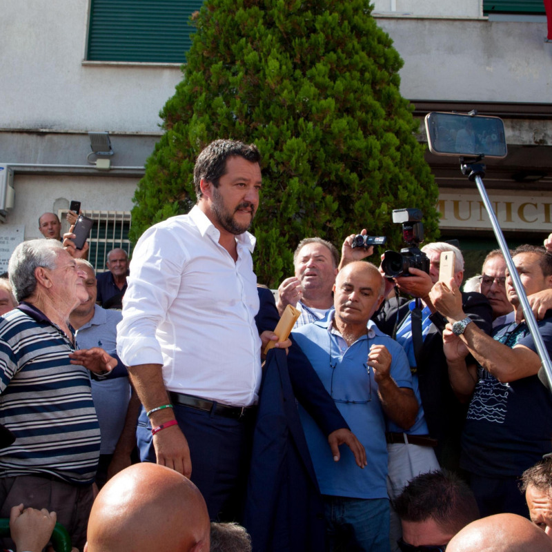Salvini: "La 'ndrangheta è una schifezza"