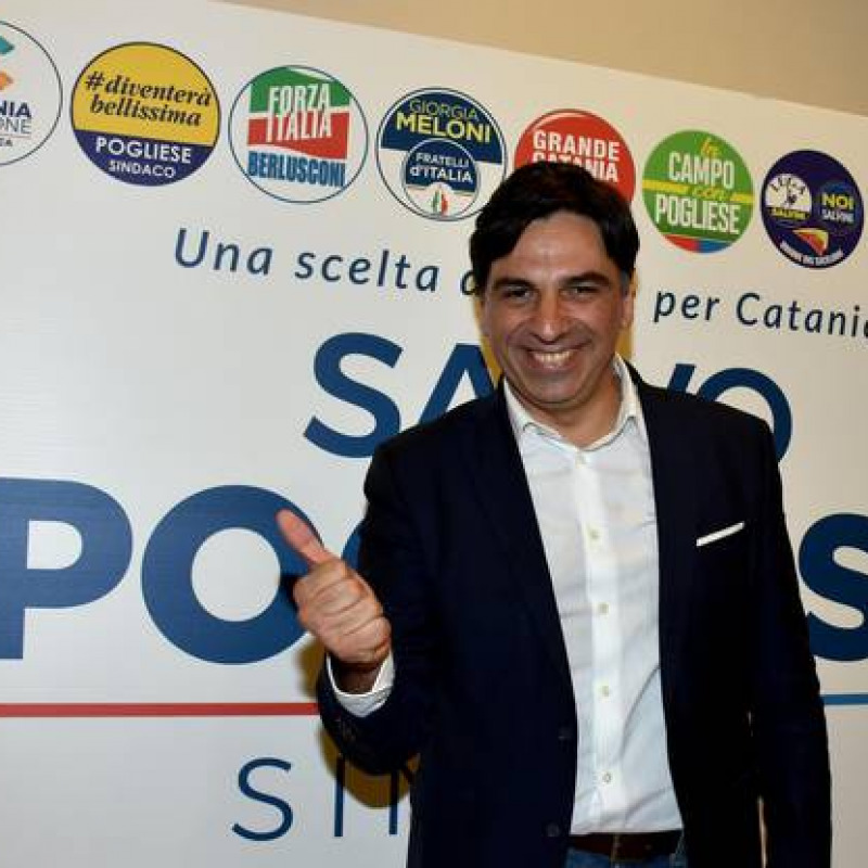 Il sindaco di Catania, Salvo Pogliese