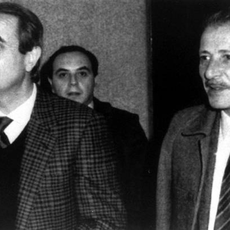 I giudici Falcone e Borsellino in una foto d'archivio