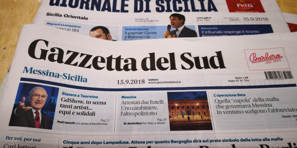 Gazzetta del Sud da oggi in edicola con la nuova grafica