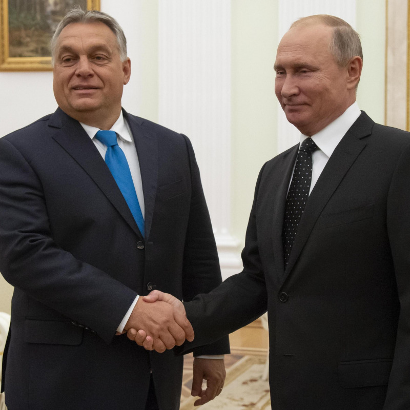 Viktor Orban e Vladimir Putin