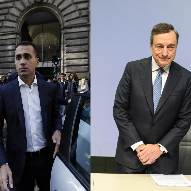 Luigi Di Maio e Mario Draghi