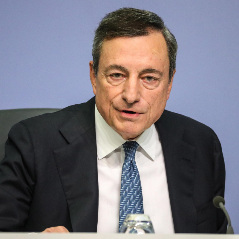 Mario Draghi, presidente della Bce