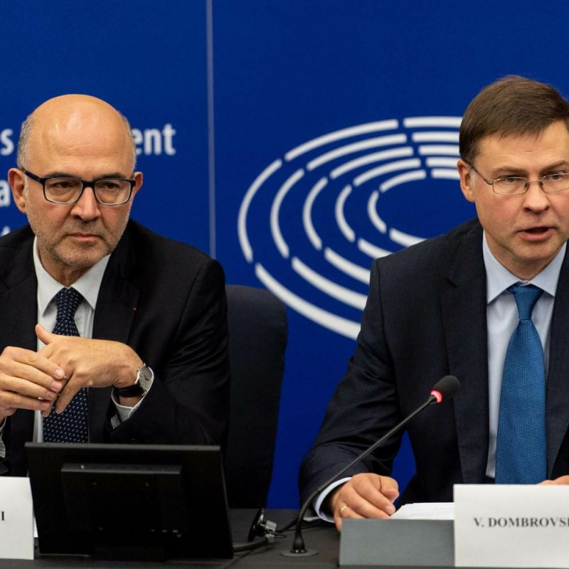 Moscovici e Dombrovskis