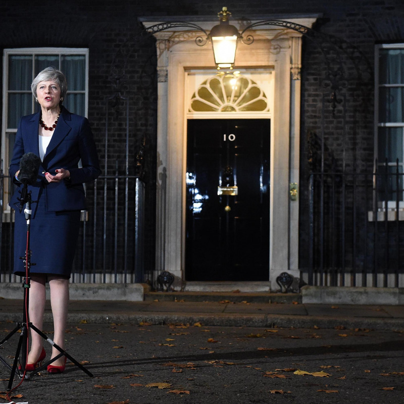 Il primo ministro britannico Theresa May