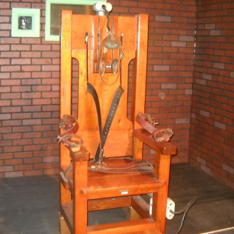 La sedie elettrica di un museo