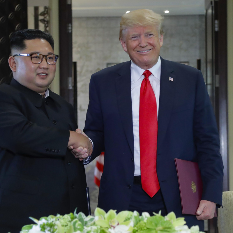 Kim Jong Un e Donald Trump