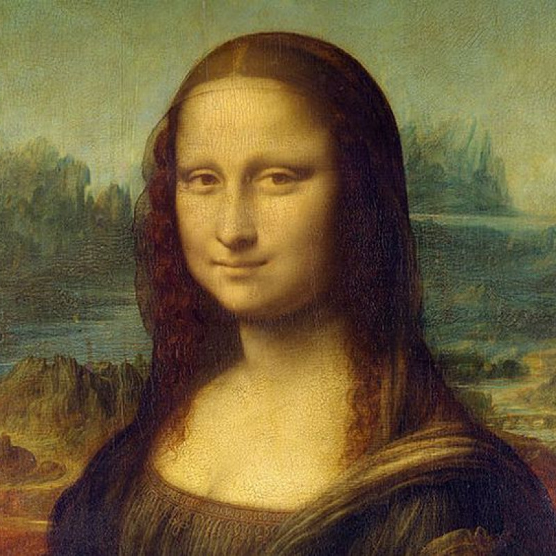 La celebre opera di Leonardo Da Vinci, La Gioconda