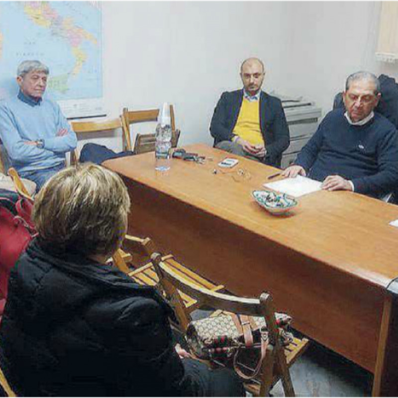 Nicola Zagarella con Pasquale e Caldeloro Imbalzana di Forza Italia