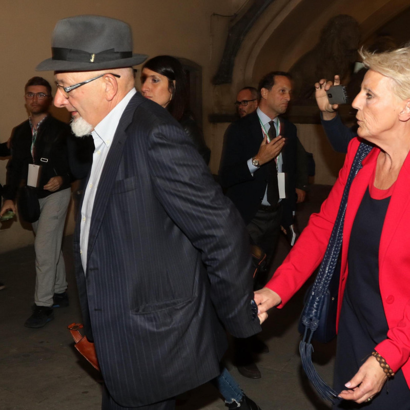 Tiziano Renzi con la moglie Laura Bovoli