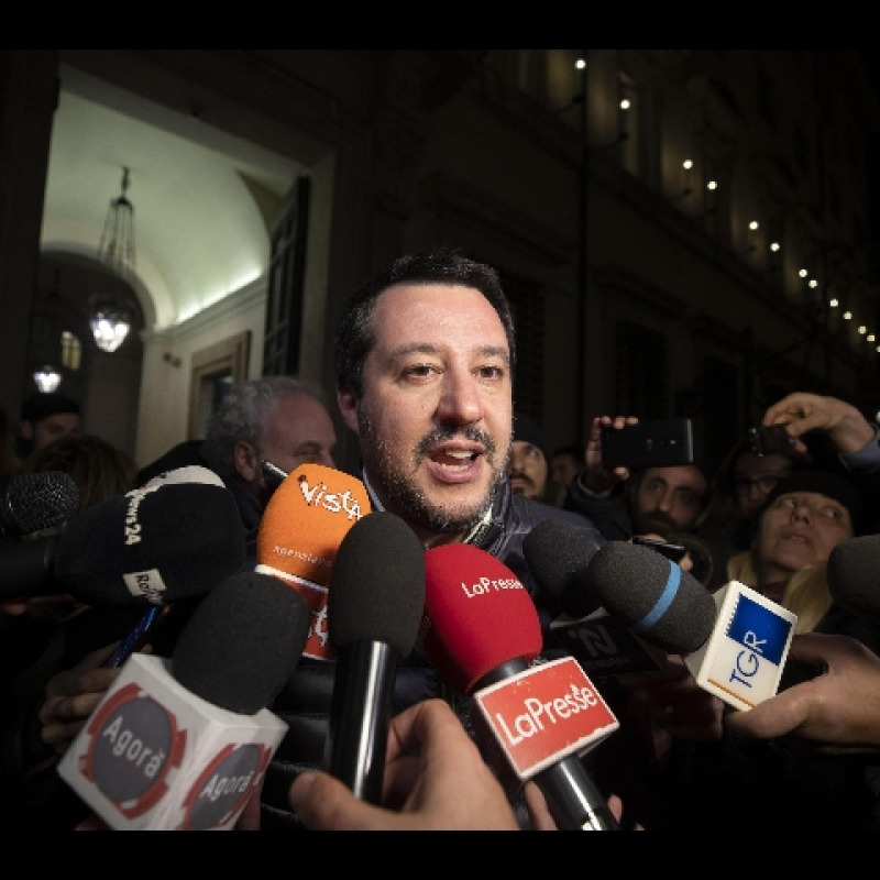 Il vicepremier e ministro dell'Interno, Matteo Salvini